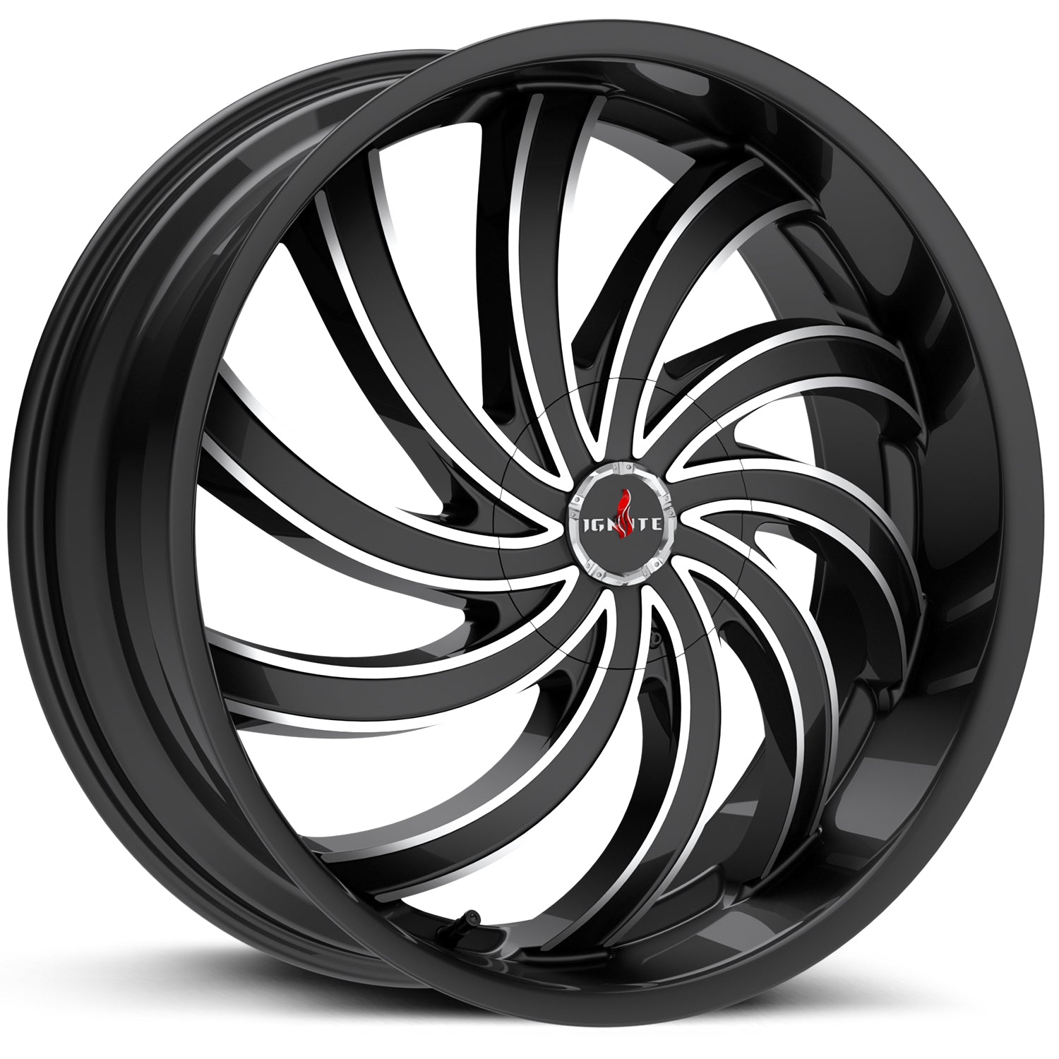 Flame Gloss Black Milled - PCWLDASHRES