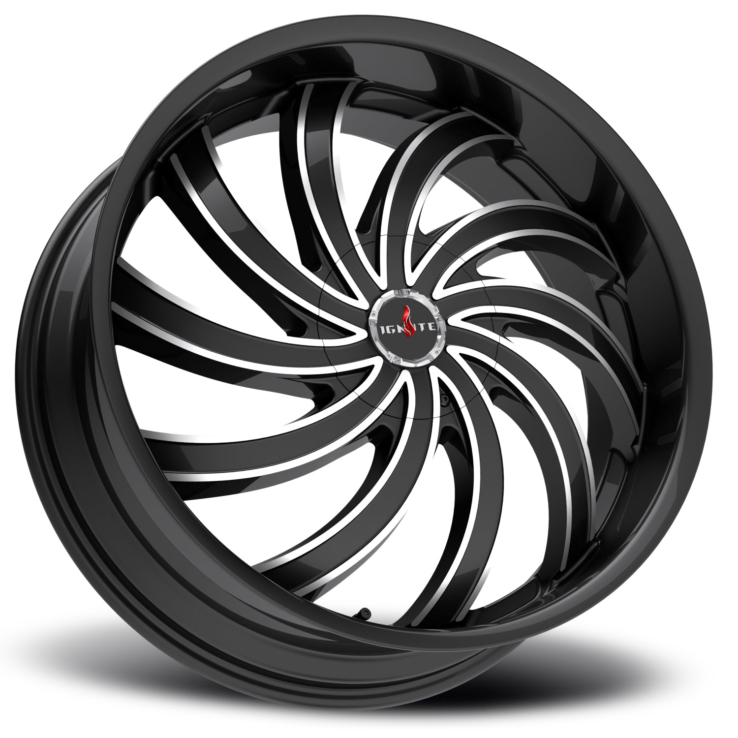 Flame Gloss Black Milled - PCWLDASHRES