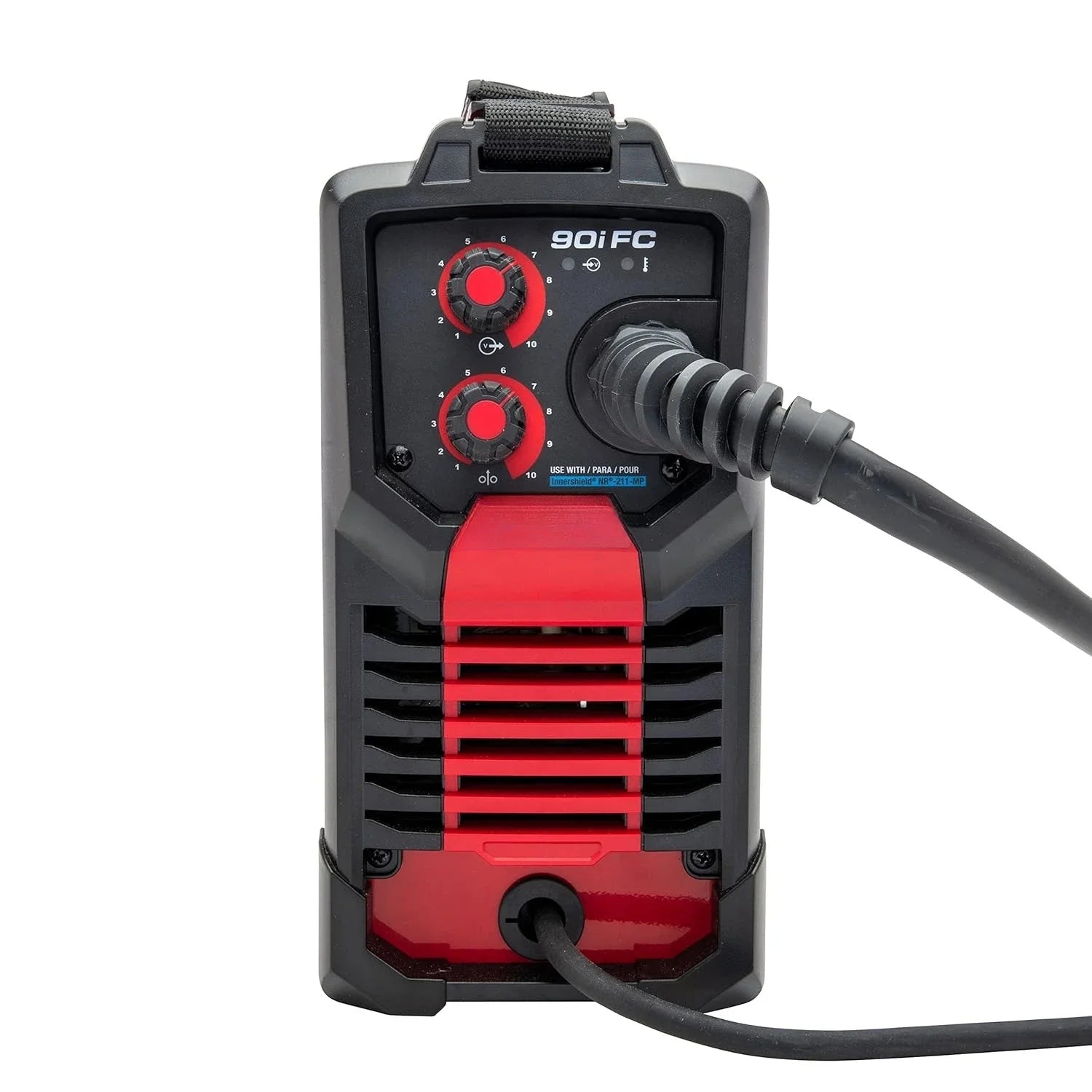 Flux Core Wire Feed Weld - PAK Welder, 120V Welding Machine, Portable w/Shoulder Strap, Protective Metal Case, Best for Small Jobs - PCWLDASHRES