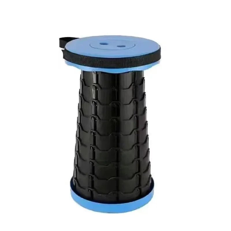 Folding Stool Outdoor Portable Chair Retractable Adjustable Bench Camping, Fishing Multi - scene Applicable - PCWLDASHRES