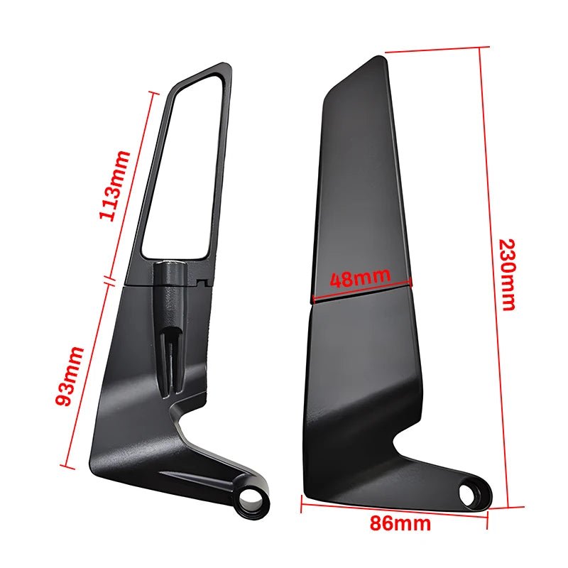 For BMW HP2 Sport HP4 HP2 EnduRo HP 2 4 Motorcycle CNC Rearview Mirror Fixed Wing - PCWLDASHRES