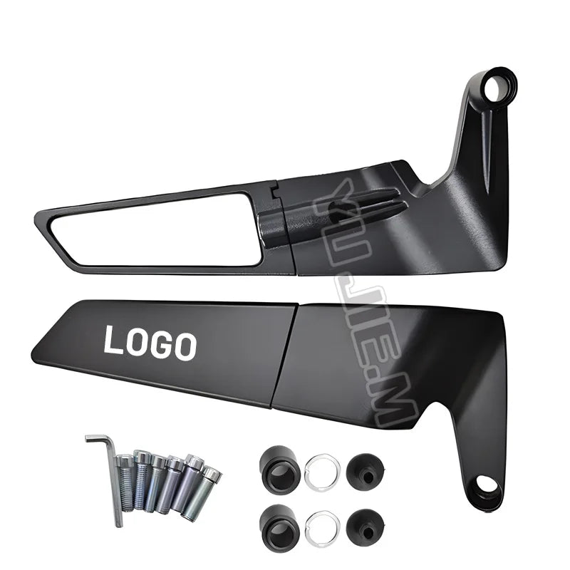 For BMW HP2 Sport HP4 HP2 EnduRo HP 2 4 Motorcycle CNC Rearview Mirror Fixed Wing - PCWLDASHRES