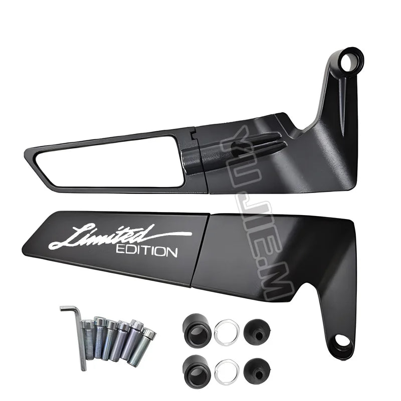 For BMW HP2 Sport HP4 HP2 EnduRo HP 2 4 Motorcycle CNC Rearview Mirror Fixed Wing - PCWLDASHRES
