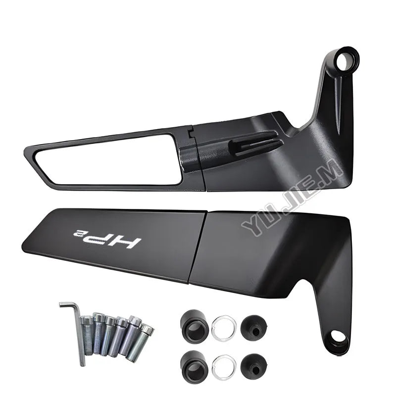 For BMW HP2 Sport HP4 HP2 EnduRo HP 2 4 Motorcycle CNC Rearview Mirror Fixed Wing - PCWLDASHRES