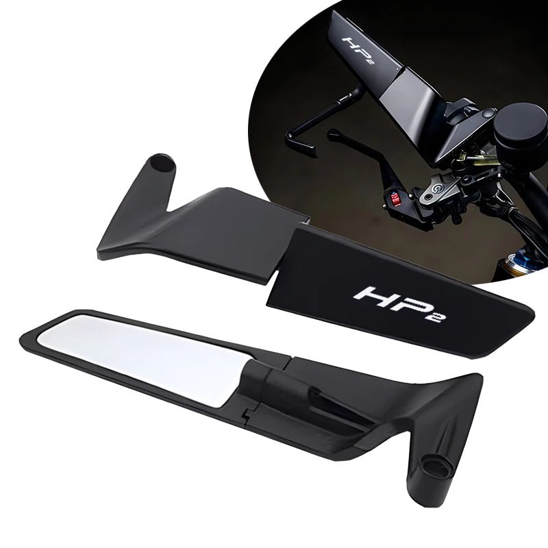 For BMW HP2 Sport HP4 HP2 EnduRo HP 2 4 Motorcycle CNC Rearview Mirror Fixed Wing - PCWLDASHRES