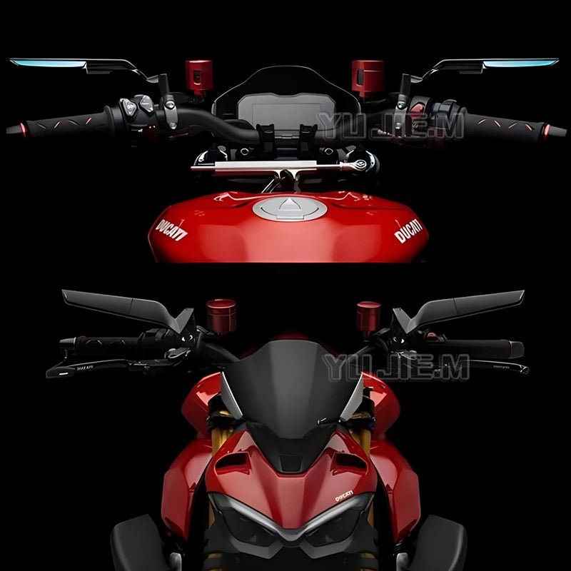 For BMW HP2 Sport HP4 HP2 EnduRo HP 2 4 Motorcycle CNC Rearview Mirror Fixed Wing - PCWLDASHRES