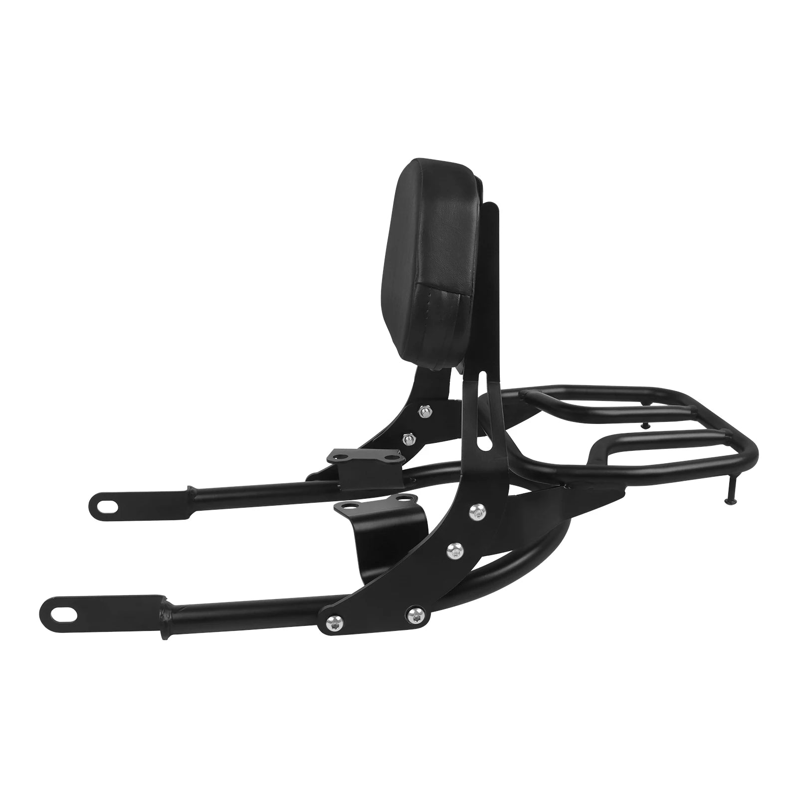 For Bonneville T100 T 100 T120 T 120 Street Twin 900 Scrambler 16 - 24 Detachable Backrest Sissy Bar With Rear Luggage Rack Pad - PCWLDASHRES