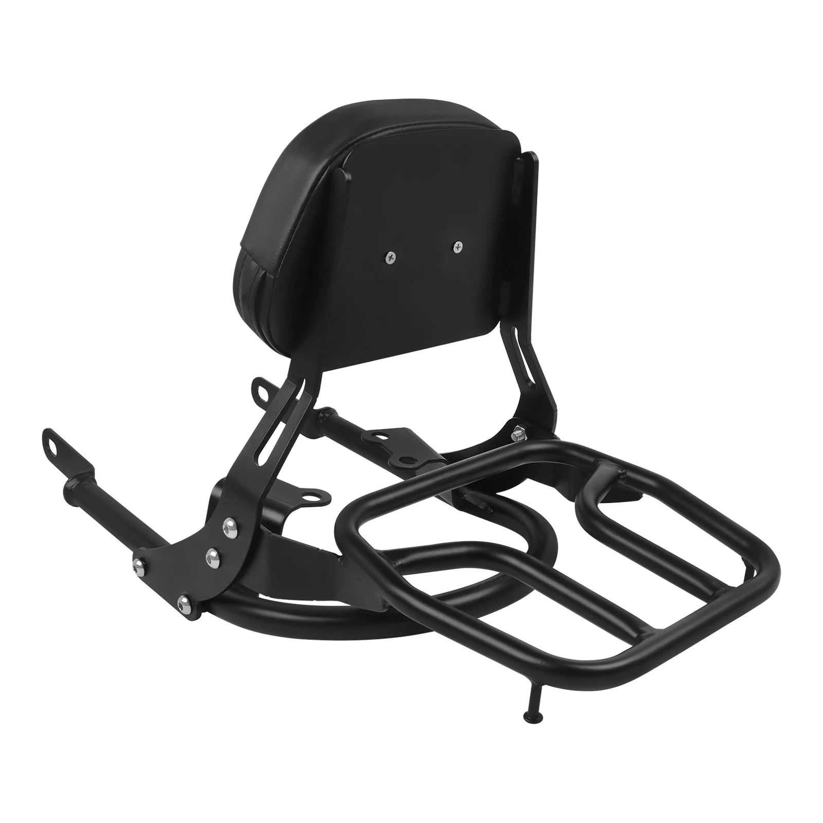 For Bonneville T100 T 100 T120 T 120 Street Twin 900 Scrambler 16 - 24 Detachable Backrest Sissy Bar With Rear Luggage Rack Pad - PCWLDASHRES