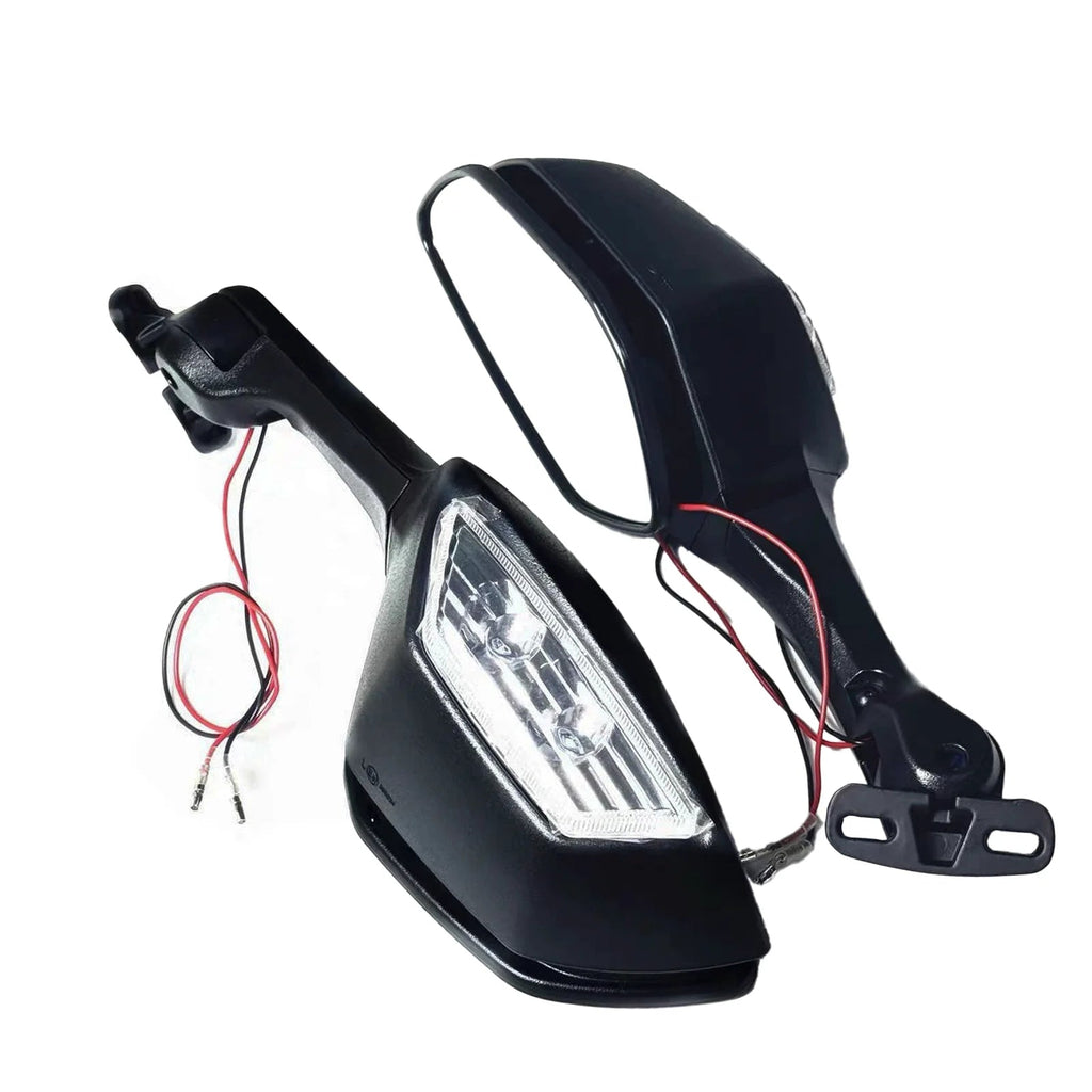For KAWASAKI NINJA ZX10R ZX - 10R ZX 10R 2011 - 2015 2014 Motorcycle Mirror LED Turn Light Signals Moto Rear View Rearview Mirrors - PCWLDASHRES