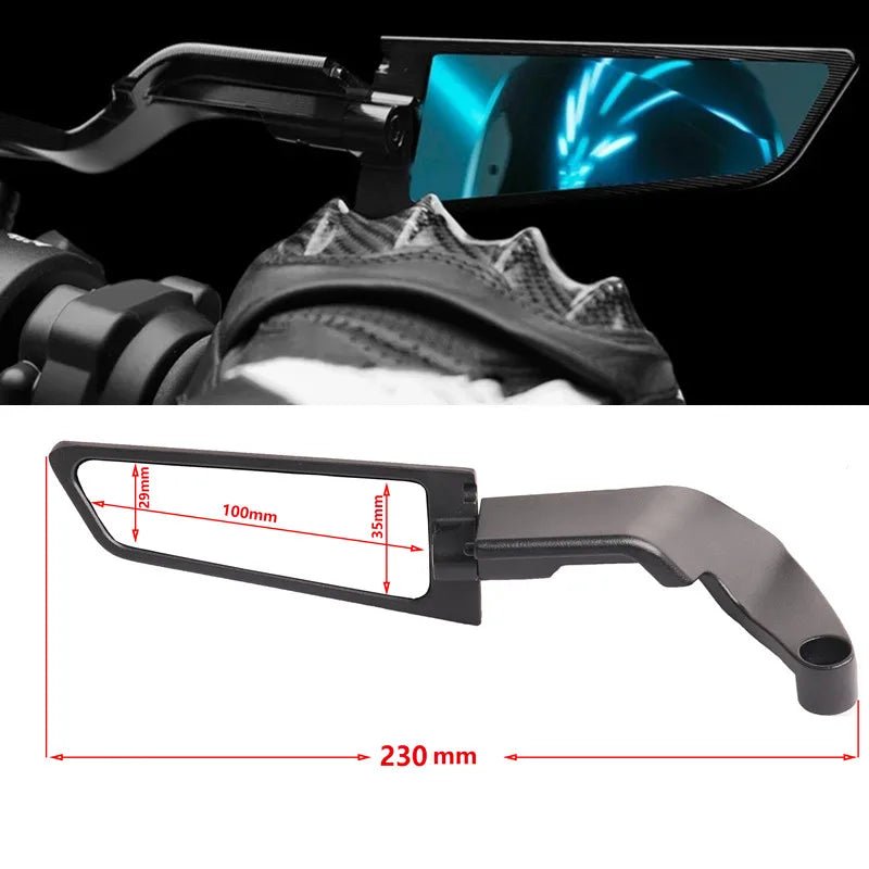 FOR KTM 1290 Super Duke R Motorcycle Rearview Mirror Wing Aerodynamic Rotatable Aluminum Alloy Side Mirrors Wider View Angle - PCWLDASHRES