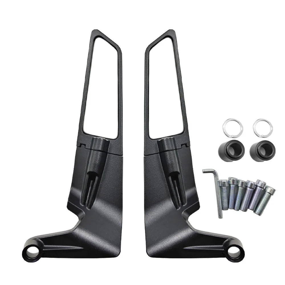FOR KTM 1290 Super Duke R Motorcycle Rearview Mirror Wing Aerodynamic Rotatable Aluminum Alloy Side Mirrors Wider View Angle - PCWLDASHRES