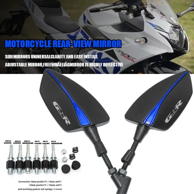 For Suzuki GSR 750 GSR 600 GSR 400 GSR400 GSR600 GSR750 Motorcycle Rearview Mirror,Side View Mirror - PCWLDASHRES