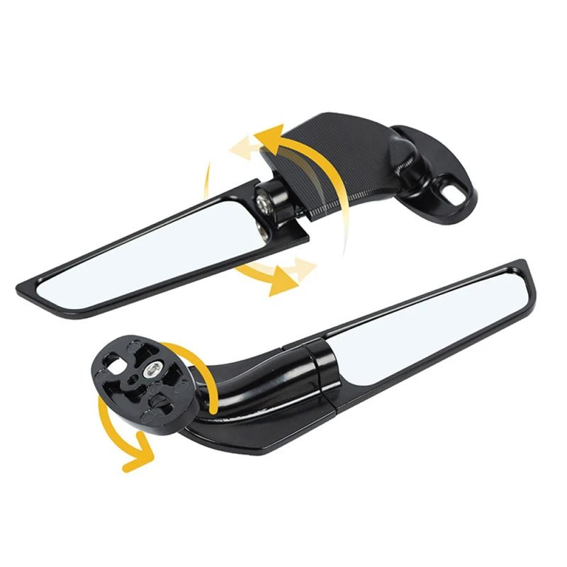 ForModified spoiler rearview mirror suitable for Kawasaki ZX12R, ZX14R, ZZR1400, and TR1400. - PCWLDASHRES