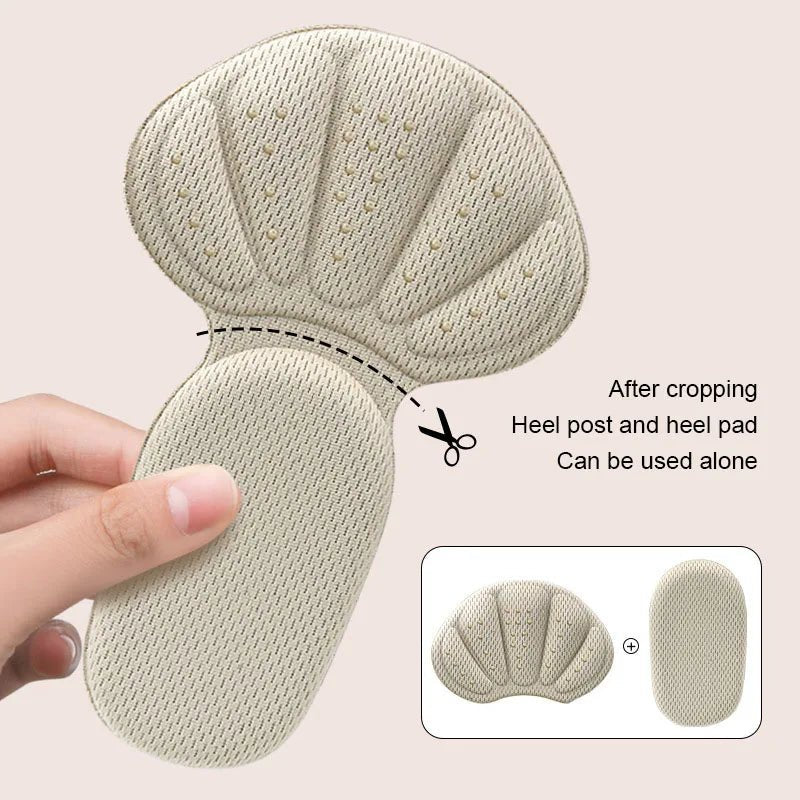 Heel Stickers Sneakers Heel Protection Pads Pain Relief Shoe Size Reducer Half Cushion Heel Inserts T - Shaped Shoe Foot Care Pad - PCWLDASHRES