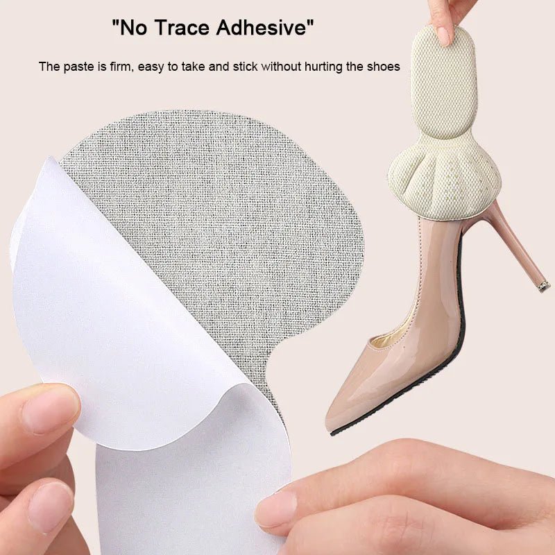 Heel Stickers Sneakers Heel Protection Pads Pain Relief Shoe Size Reducer Half Cushion Heel Inserts T - Shaped Shoe Foot Care Pad - PCWLDASHRES