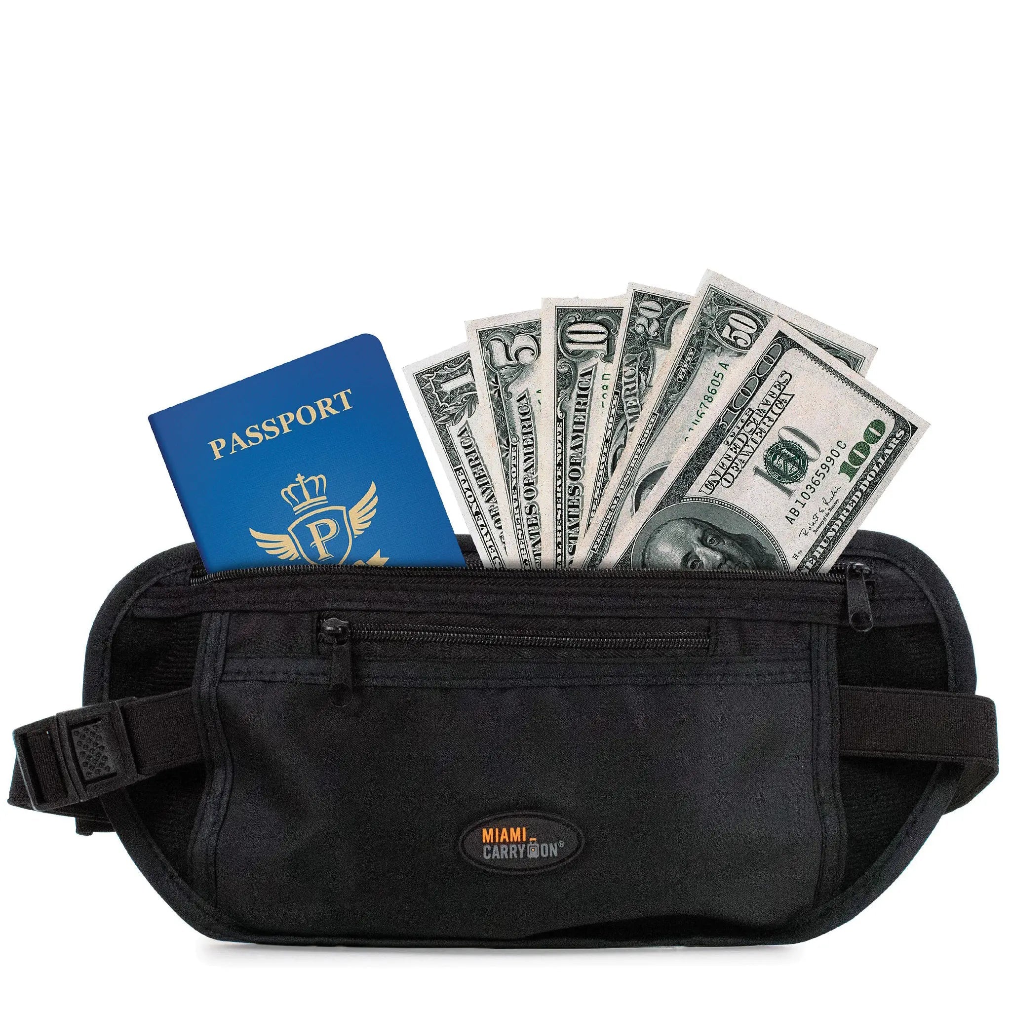 Hidden Security Waist Money Belt / Passport Belt - PCWLDASHRES