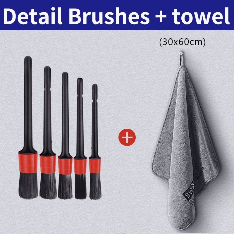 High - end Microfiber Auto Wash Towel Car Cleaning Drying Cloth Hemming Car Care Cloth Detailing Car Wash Towel - PCWLDASHRES