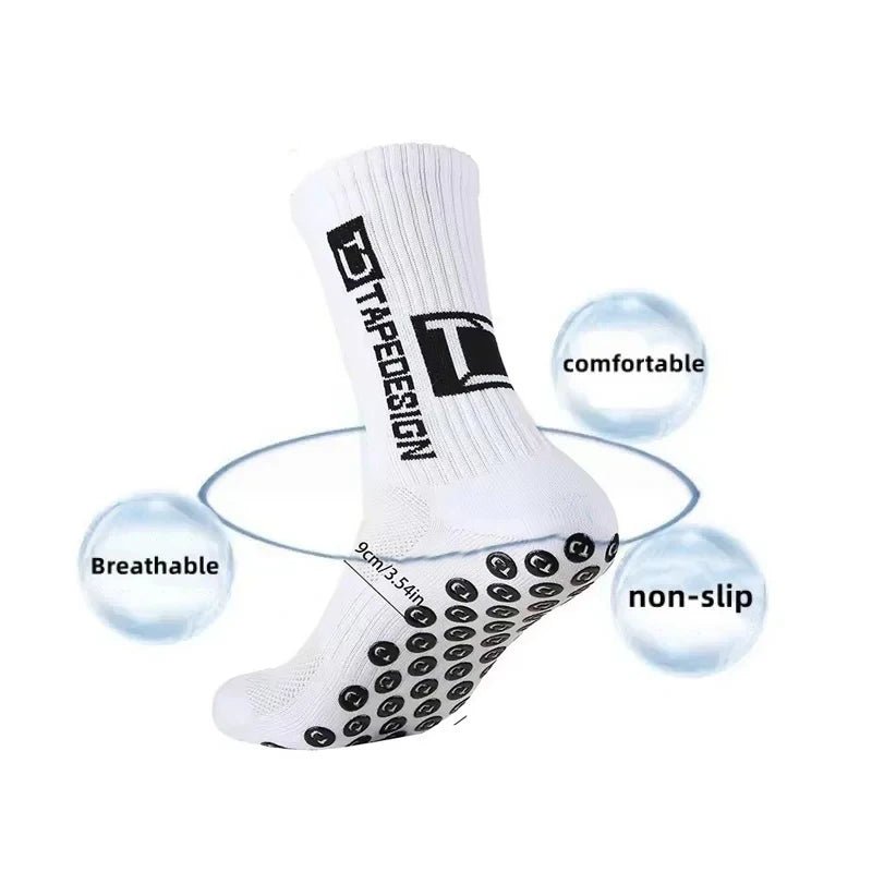 High Quality Wear - Resistant Football Socks Soft Breathable Thick Sports Socks Adhesive Anti Slip Sweat Absorbing Football Socks - PCWLDASHRES