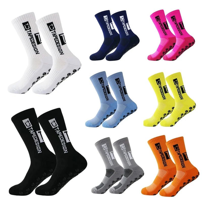 High Quality Wear - Resistant Football Socks Soft Breathable Thick Sports Socks Adhesive Anti Slip Sweat Absorbing Football Socks - PCWLDASHRES