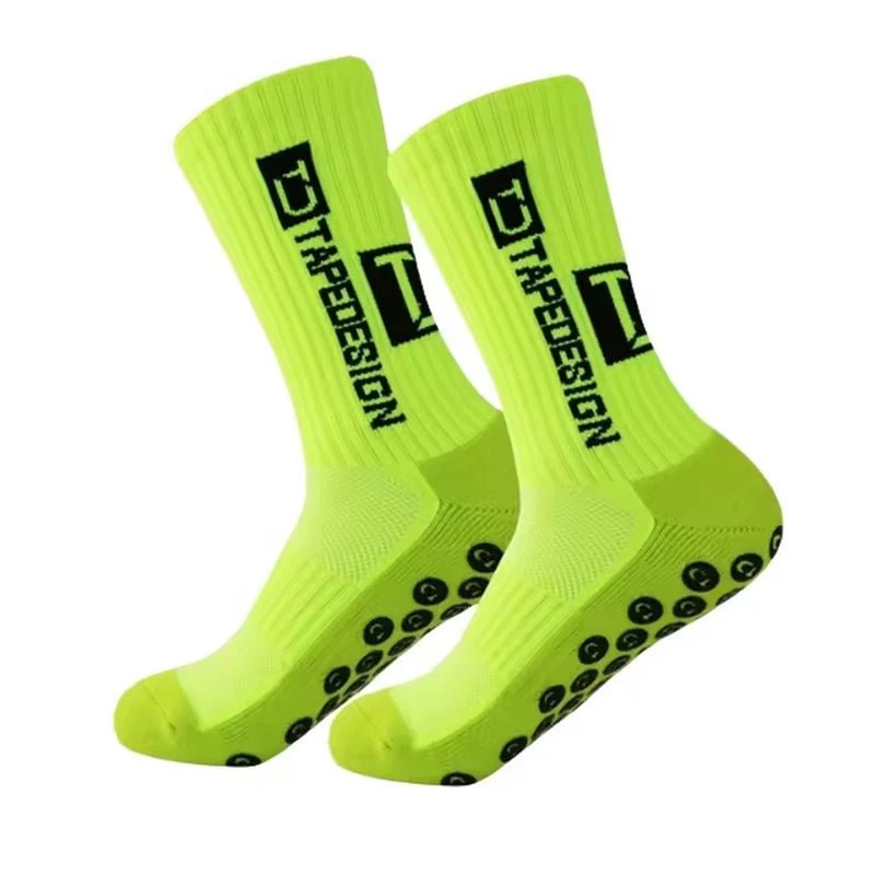 High Quality Wear - Resistant Football Socks Soft Breathable Thick Sports Socks Adhesive Anti Slip Sweat Absorbing Football Socks - PCWLDASHRES