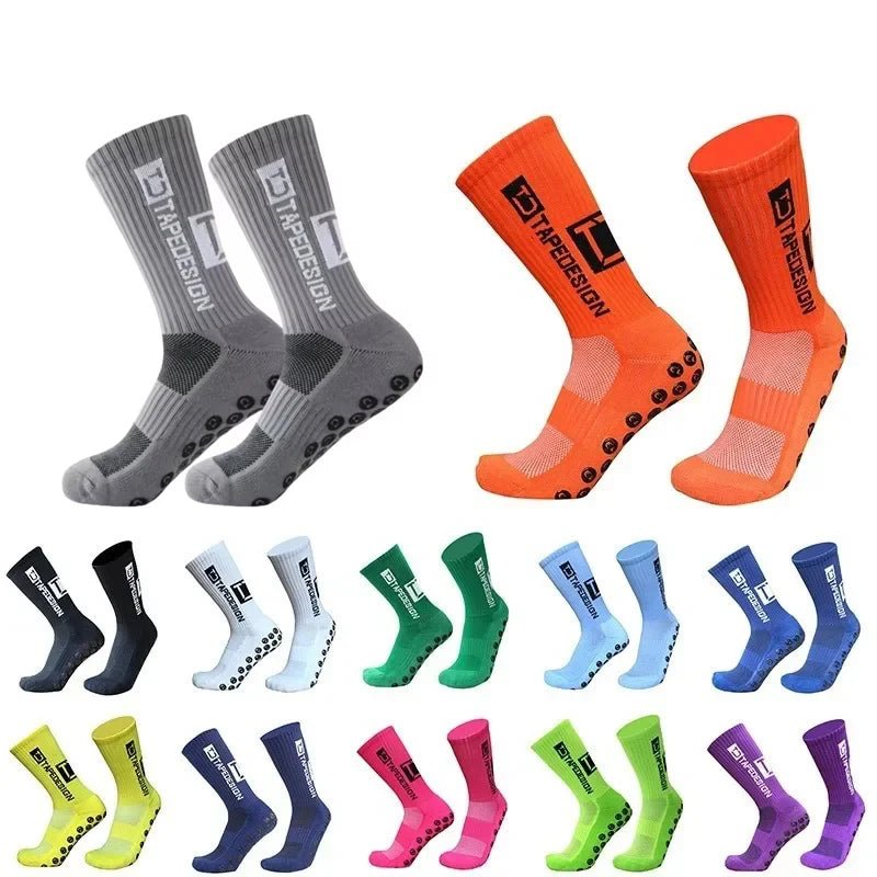 High Quality Wear - Resistant Football Socks Soft Breathable Thick Sports Socks Adhesive Anti Slip Sweat Absorbing Football Socks - PCWLDASHRES