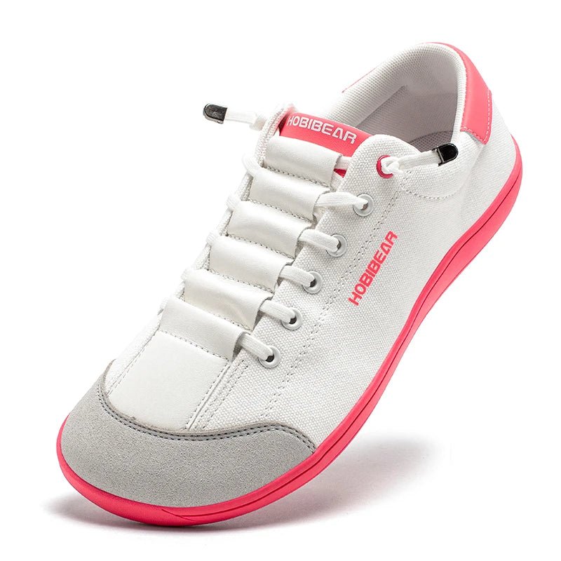 HOBIBEAR Womens Mens Barefoot Shoes | Zero Drop | Wide Toe Casual Canvas Sneakers Minimalist Walking Shoes - PCWLDASHRES