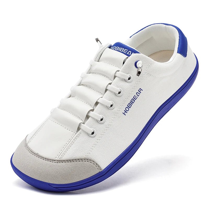 HOBIBEAR Womens Mens Barefoot Shoes | Zero Drop | Wide Toe Casual Canvas Sneakers Minimalist Walking Shoes - PCWLDASHRES