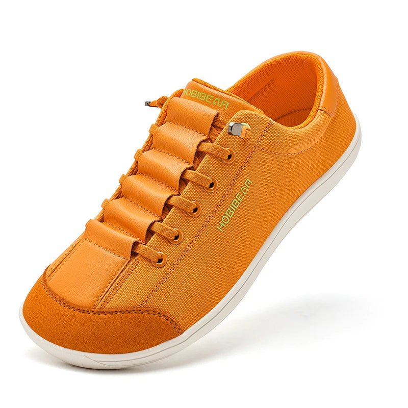 HOBIBEAR Womens Mens Barefoot Shoes | Zero Drop | Wide Toe Casual Canvas Sneakers Minimalist Walking Shoes - PCWLDASHRES