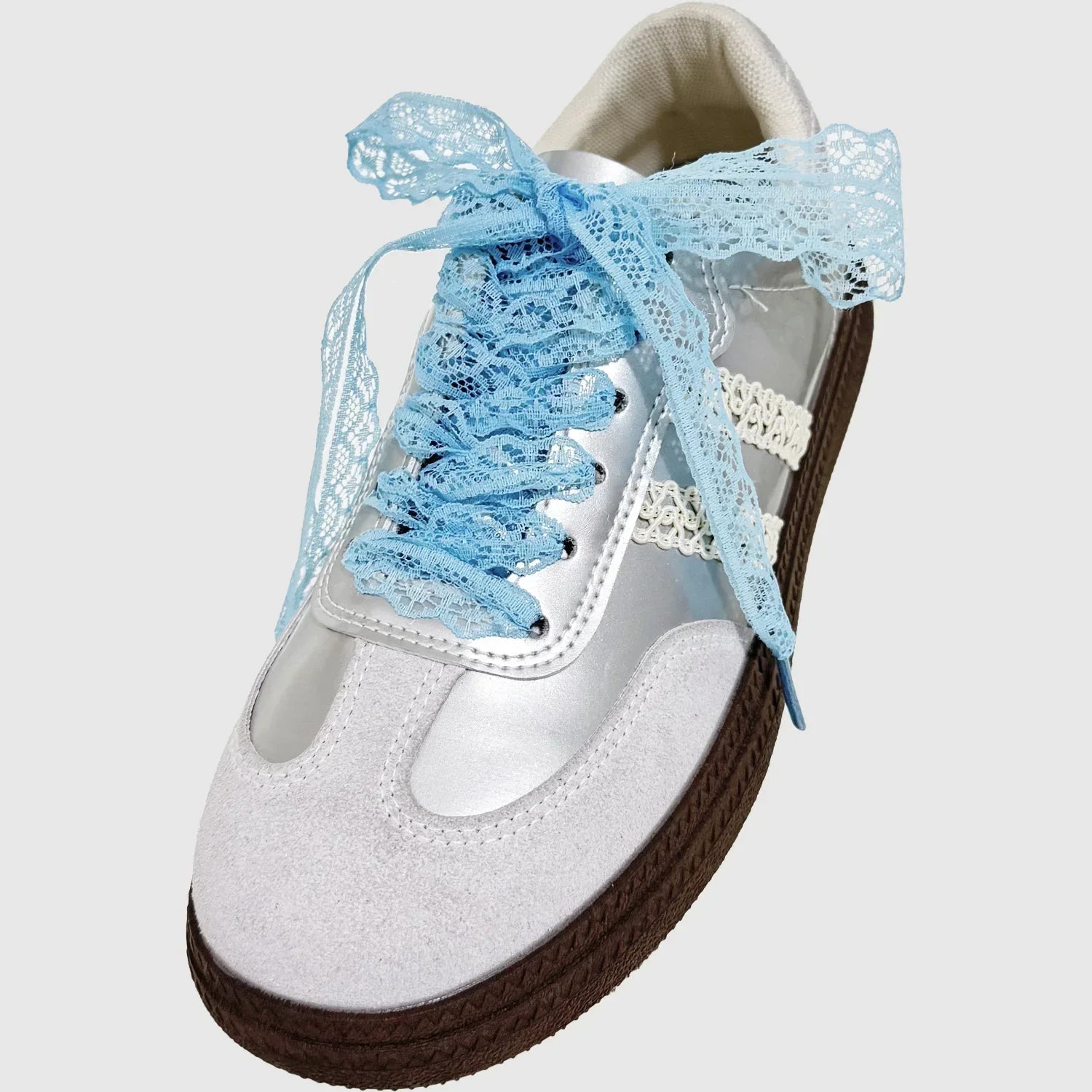 Hot Sale Lace Shoelaces for Women Casual Shoes 2.9CM Width Flat Shoelace for Sneakers Black White Shoe Laces Accessorices - PCWLDASHRES