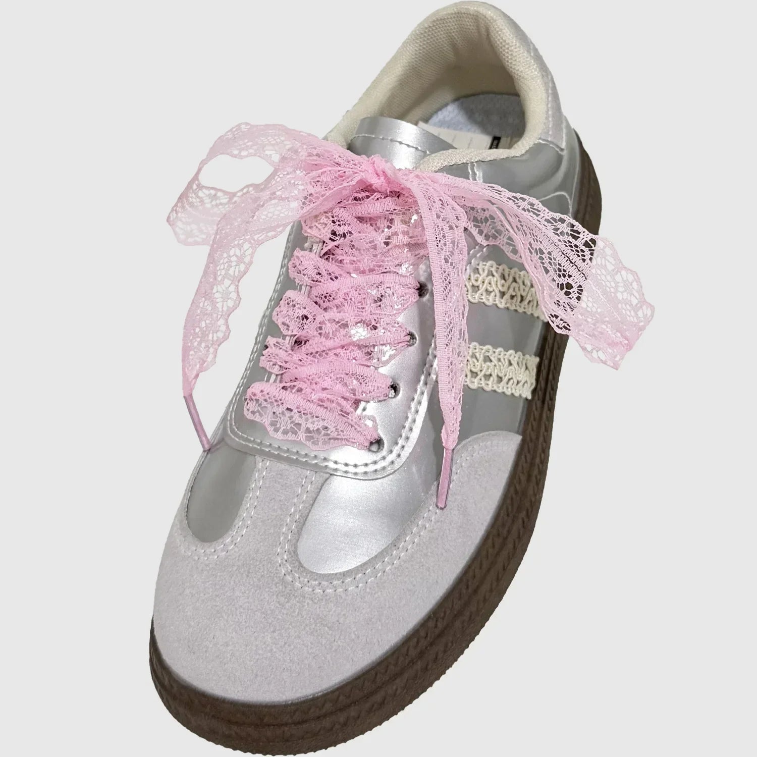 Hot Sale Lace Shoelaces for Women Casual Shoes 2.9CM Width Flat Shoelace for Sneakers Black White Shoe Laces Accessorices - PCWLDASHRES