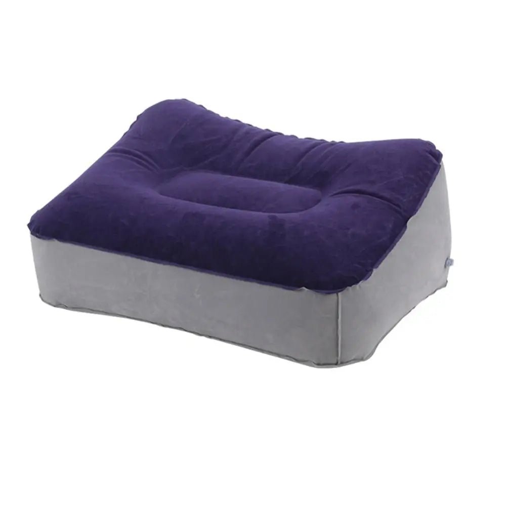 Inflatable Soft Footrest Pillow PVC Inflatable Foot Rest Pillow Cushion Air Travel Office Home Leg Up Relaxing Feet Almohada - PCWLDASHRES
