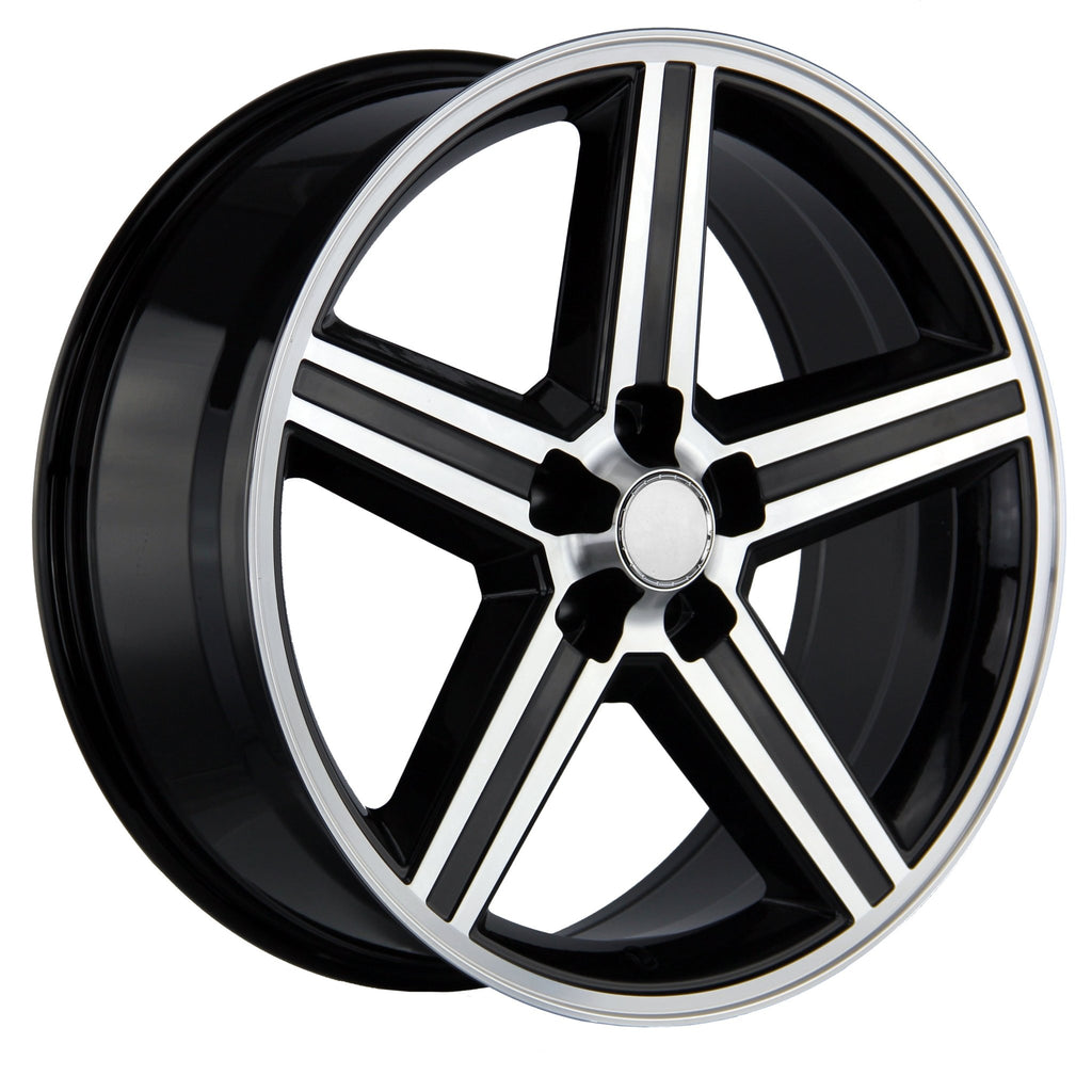 Iroc Gloss Black Machined - PCWLDASHRES