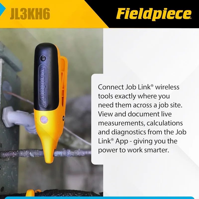 Job Link System HVACR Wireless Probe Kit - JL3KH6 - Fast Accurate Temps With Rapid Rail Technology - HVAC Tools Wit - PCWLDASHRES