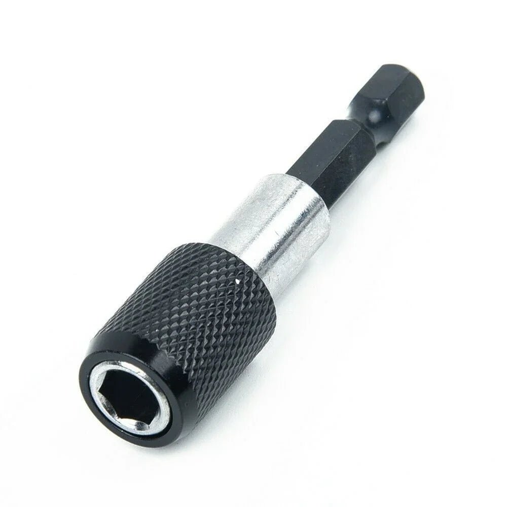 Krachtige 60mm 1/4 Hex Shank Quick Release Electric Drill Adapter No Magnetic Screwdriver Bit Holder Power Tool Accessories - PCWLDASHRES