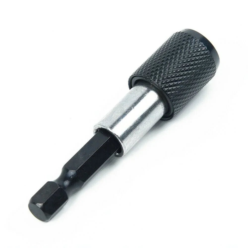 Krachtige 60mm 1/4 Hex Shank Quick Release Electric Drill Adapter No Magnetic Screwdriver Bit Holder Power Tool Accessories - PCWLDASHRES