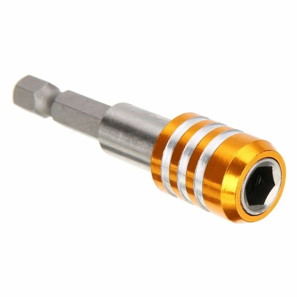 Krachtige 60mm 1/4 Hex Shank Quick Release Electric Drill Adapter No Magnetic Screwdriver Bit Holder Power Tool Accessories - PCWLDASHRES
