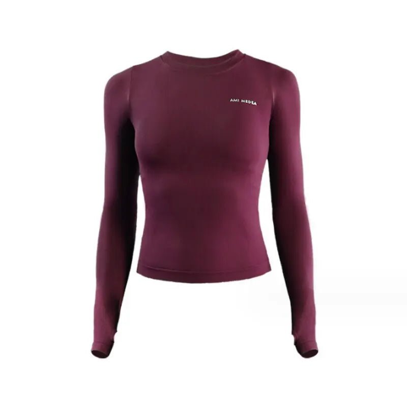Long Sleeve Yoga Shirts Sport Top Fitness Clothes Wear for Women Gym Femme Jersey Mujer Running - PCWLDASHRES