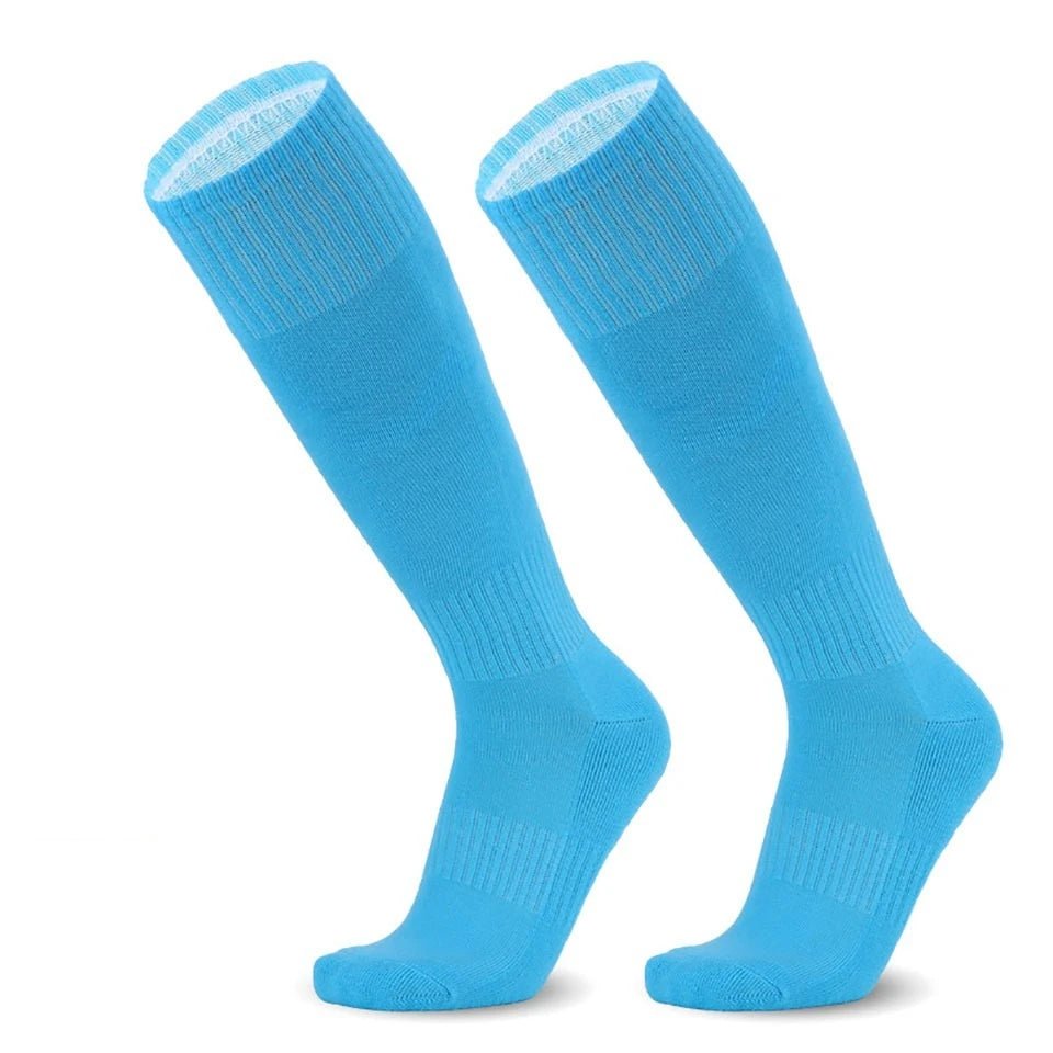 Loogdeel 1Pair EU30 - 44 Football Sports Socks Long Knee Cotton Kids Basketball Stockings Soccer Baseball Adults Children Socks - PCWLDASHRES