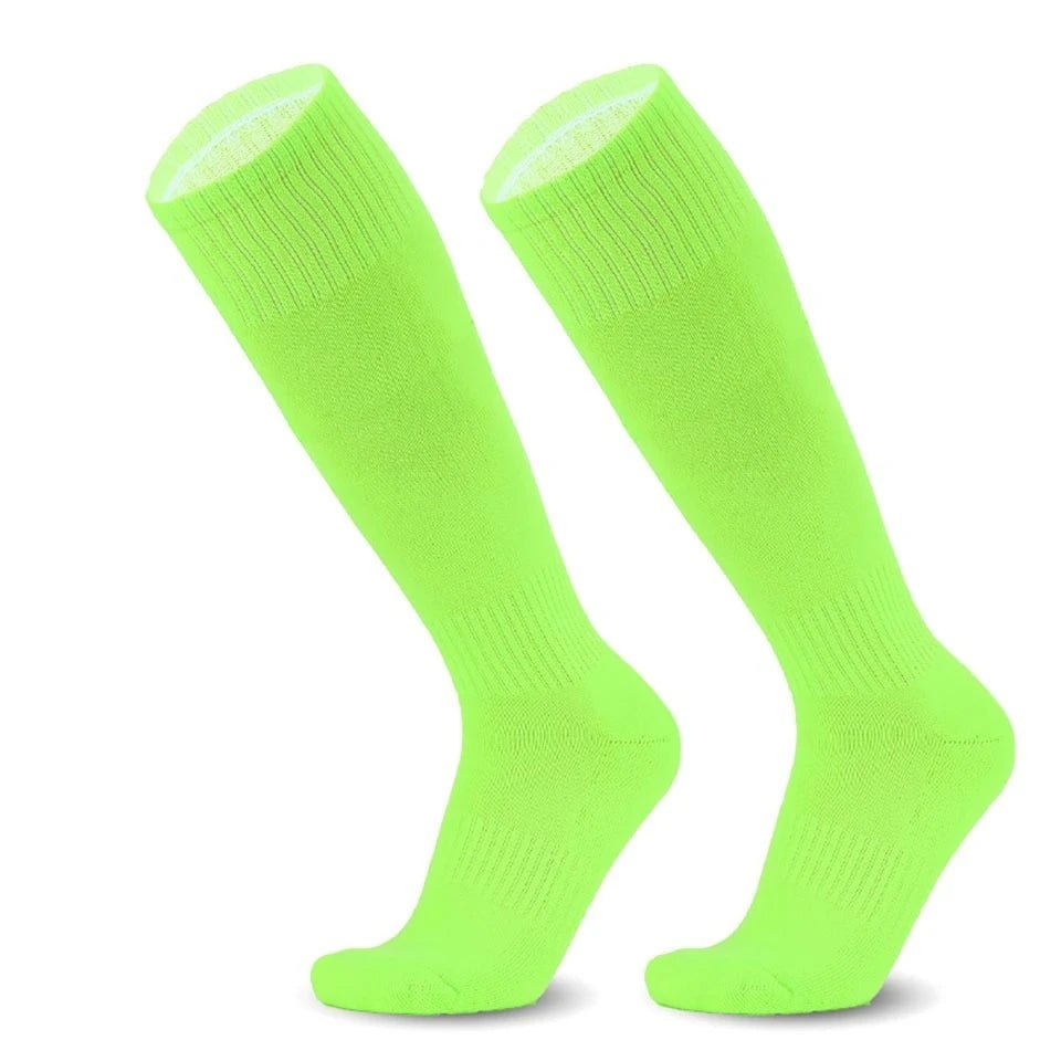 Loogdeel 1Pair EU30 - 44 Football Sports Socks Long Knee Cotton Kids Basketball Stockings Soccer Baseball Adults Children Socks - PCWLDASHRES
