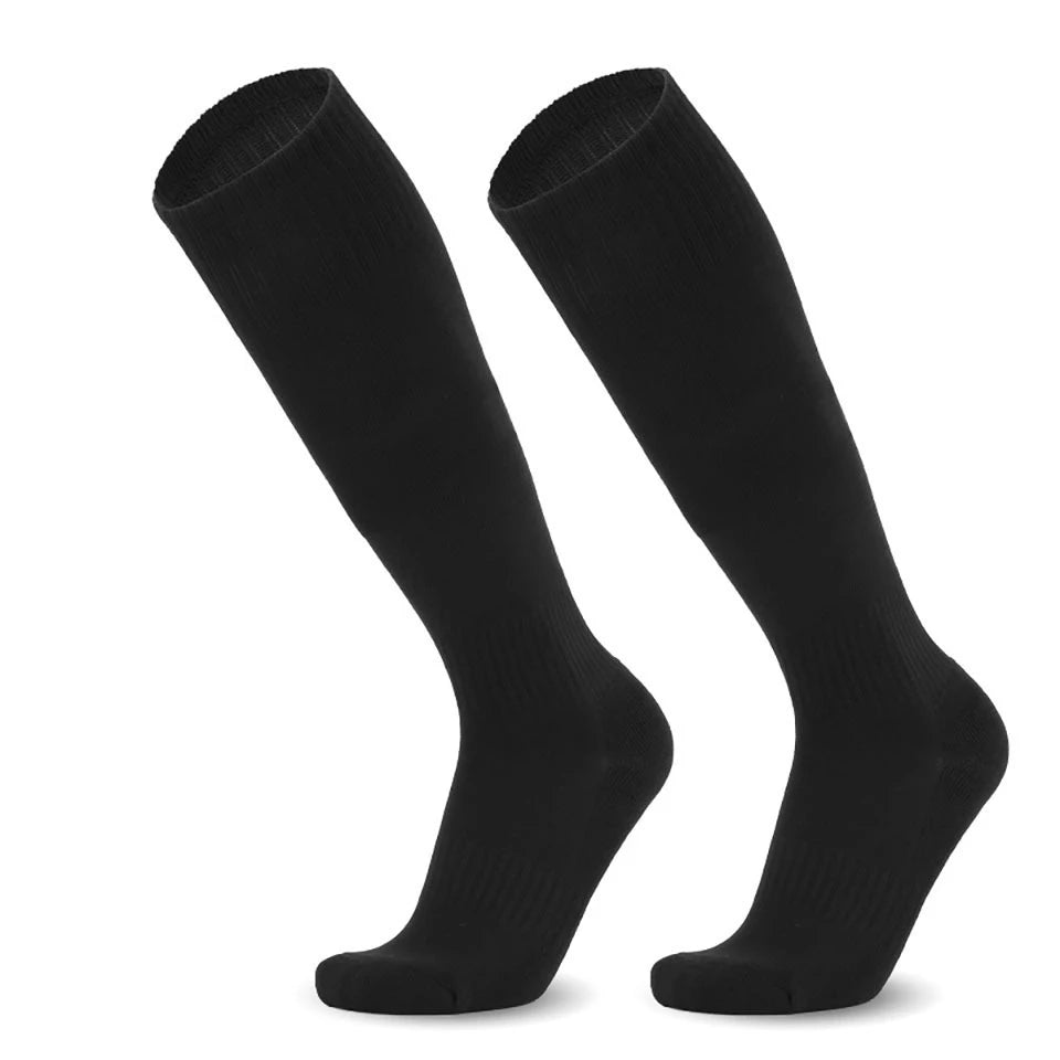 Loogdeel 1Pair EU30 - 44 Football Sports Socks Long Knee Cotton Kids Basketball Stockings Soccer Baseball Adults Children Socks - PCWLDASHRES