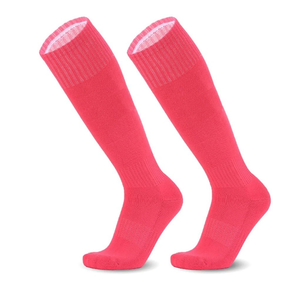Loogdeel 1Pair EU30 - 44 Football Sports Socks Long Knee Cotton Kids Basketball Stockings Soccer Baseball Adults Children Socks - PCWLDASHRES