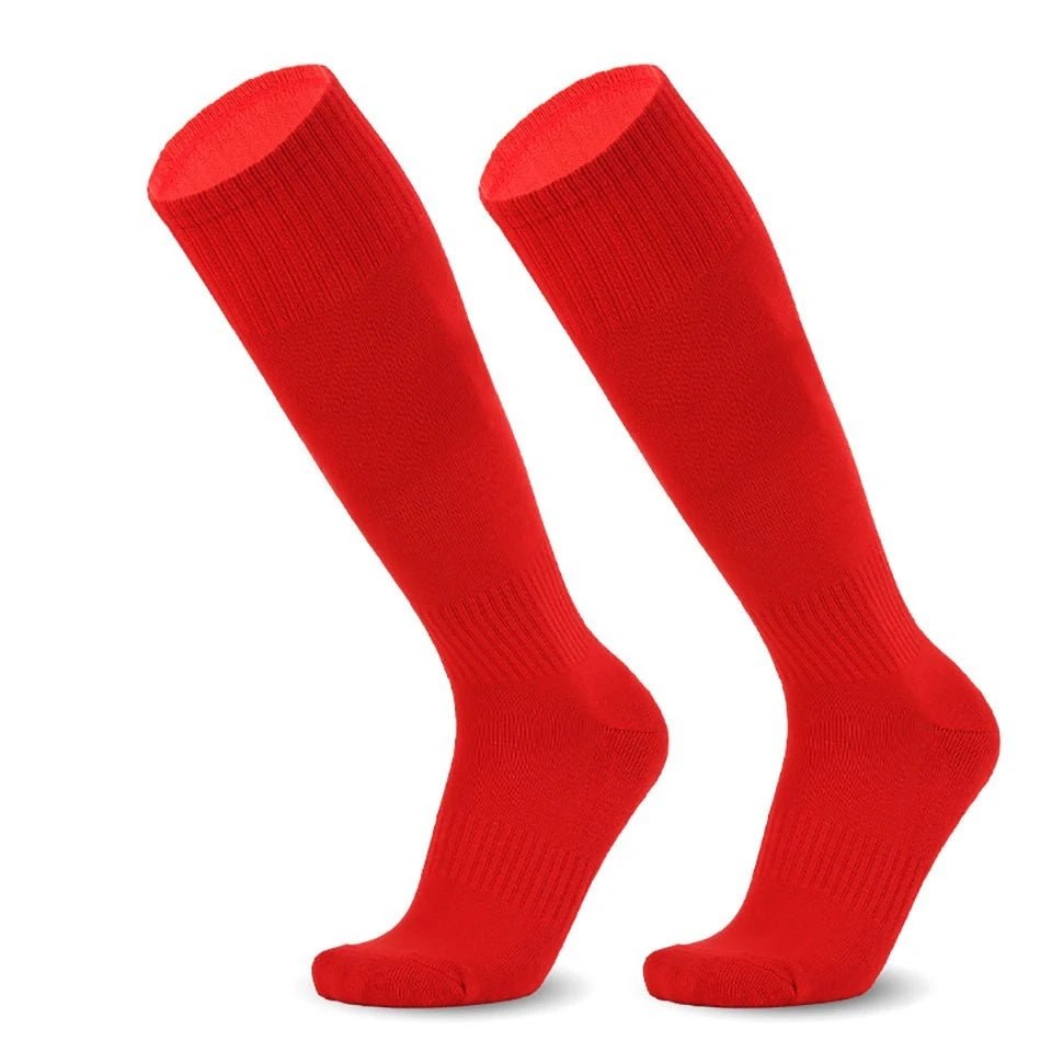 Loogdeel 1Pair EU30 - 44 Football Sports Socks Long Knee Cotton Kids Basketball Stockings Soccer Baseball Adults Children Socks - PCWLDASHRES