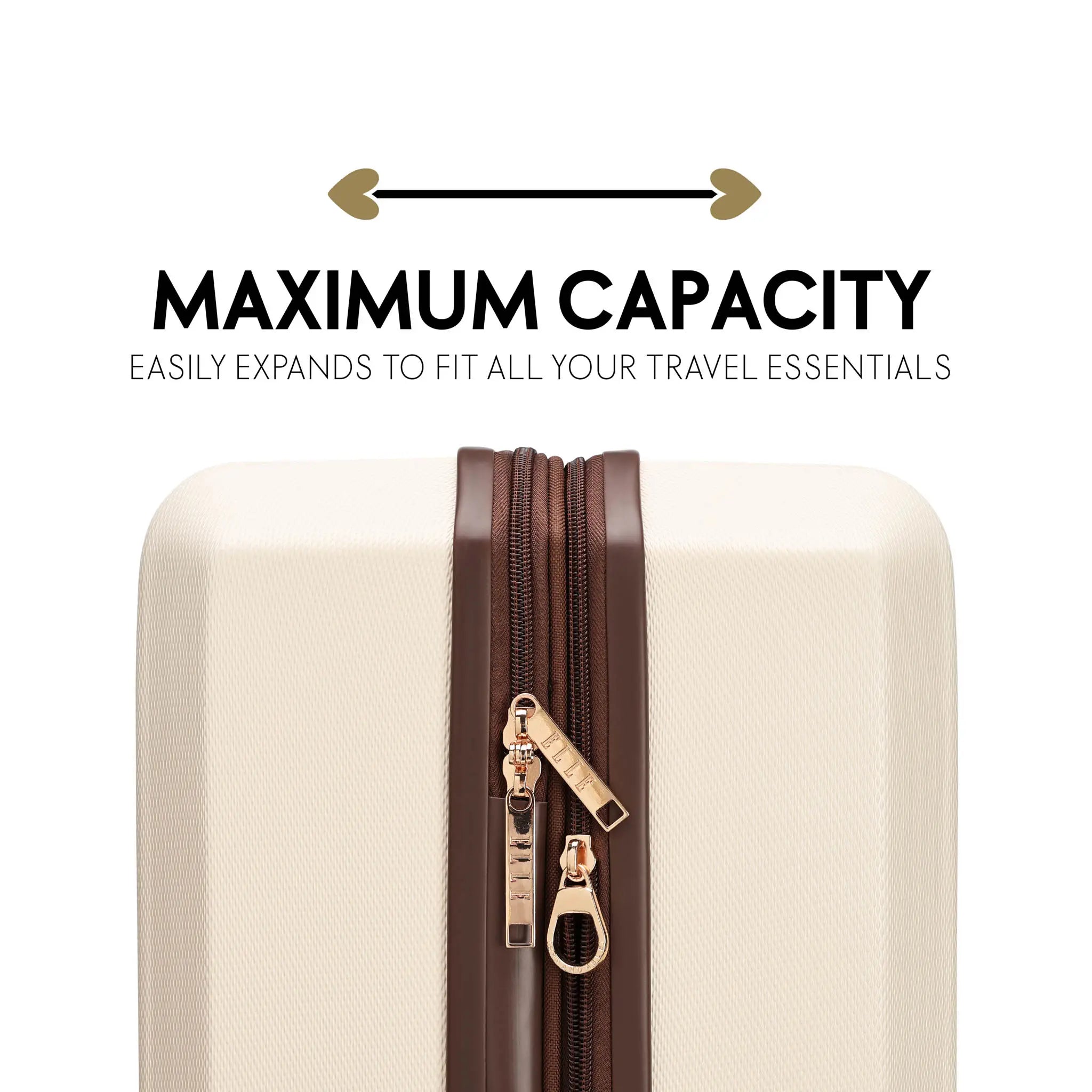 Luxe Journey 3 Piece Expandable Retro Luggage Set - PCWLDASHRES