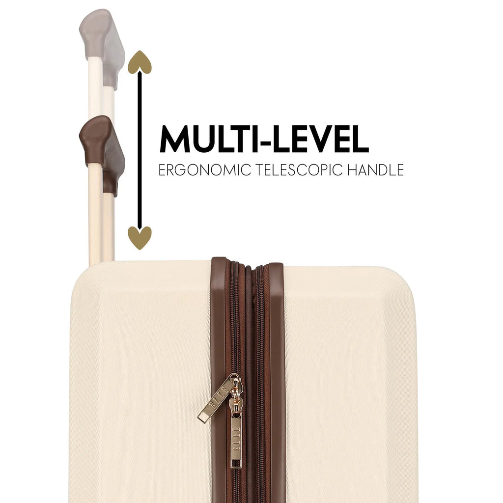 Luxe Journey 3 Piece Expandable Retro Luggage Set - PCWLDASHRES