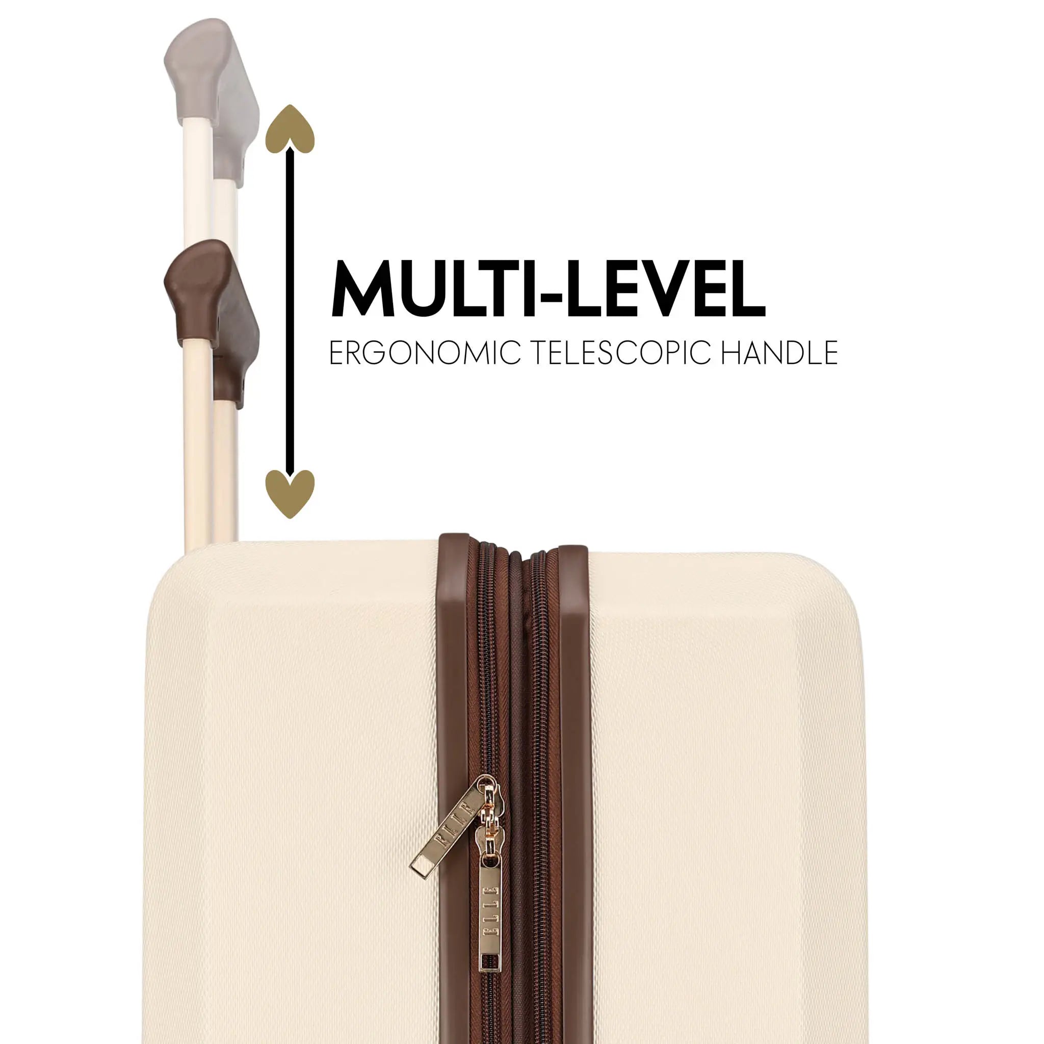 Luxe Journey 3 Piece Expandable Retro Luggage Set - PCWLDASHRES