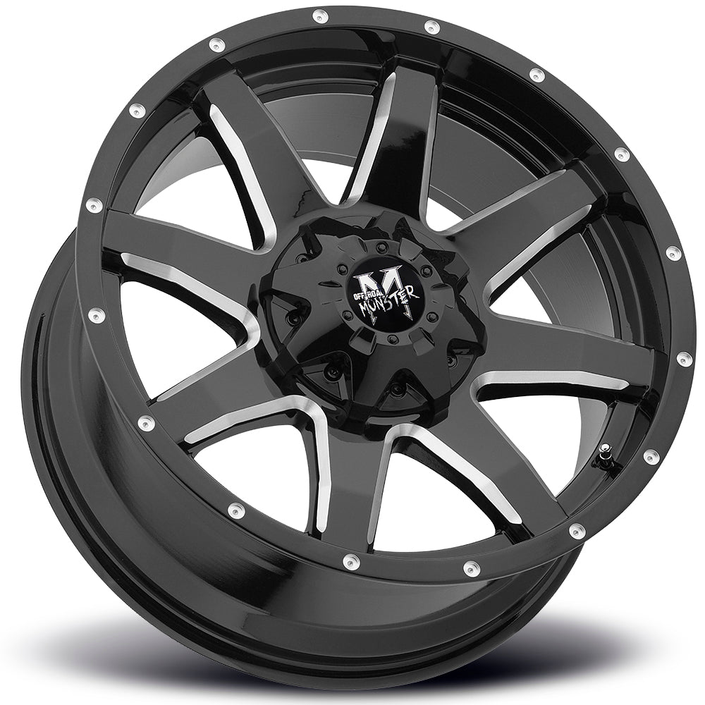M08 Gloss Black Milled - PCWLDASHRES