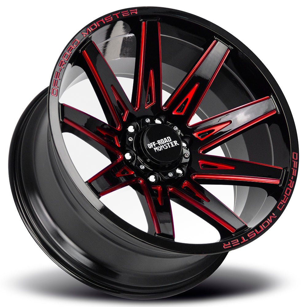 M25 Gloss Black Candy Red Milled - PCWLDASHRES