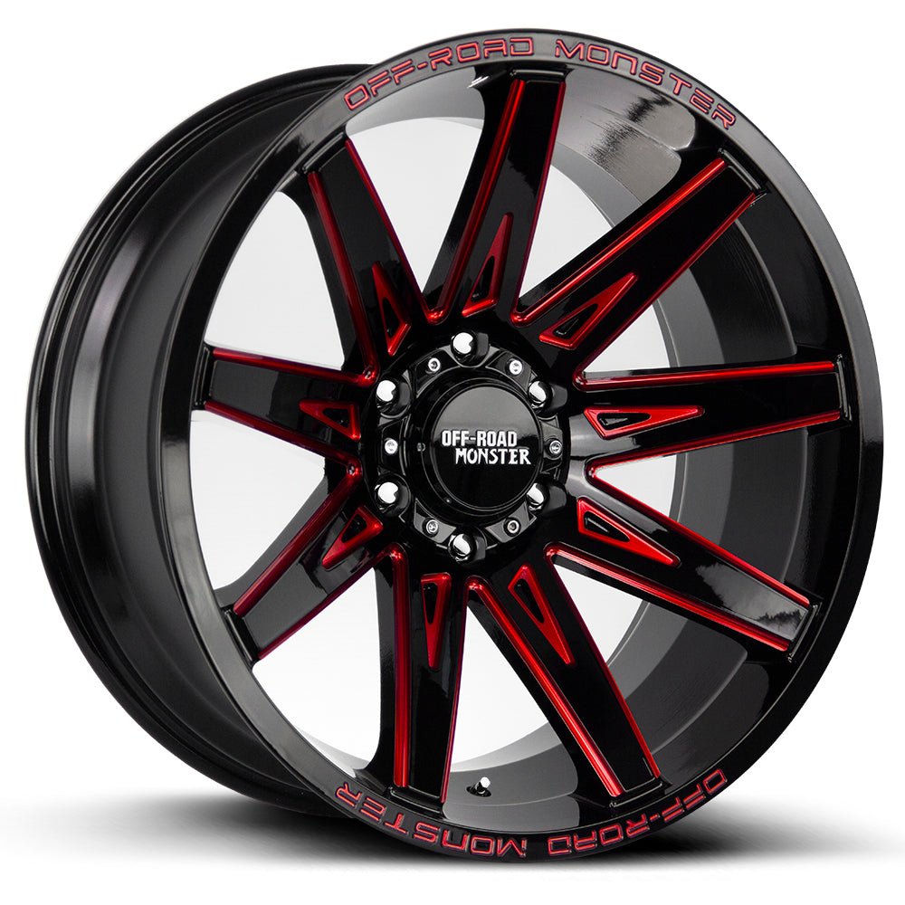 M25 Gloss Black Candy Red Milled - PCWLDASHRES