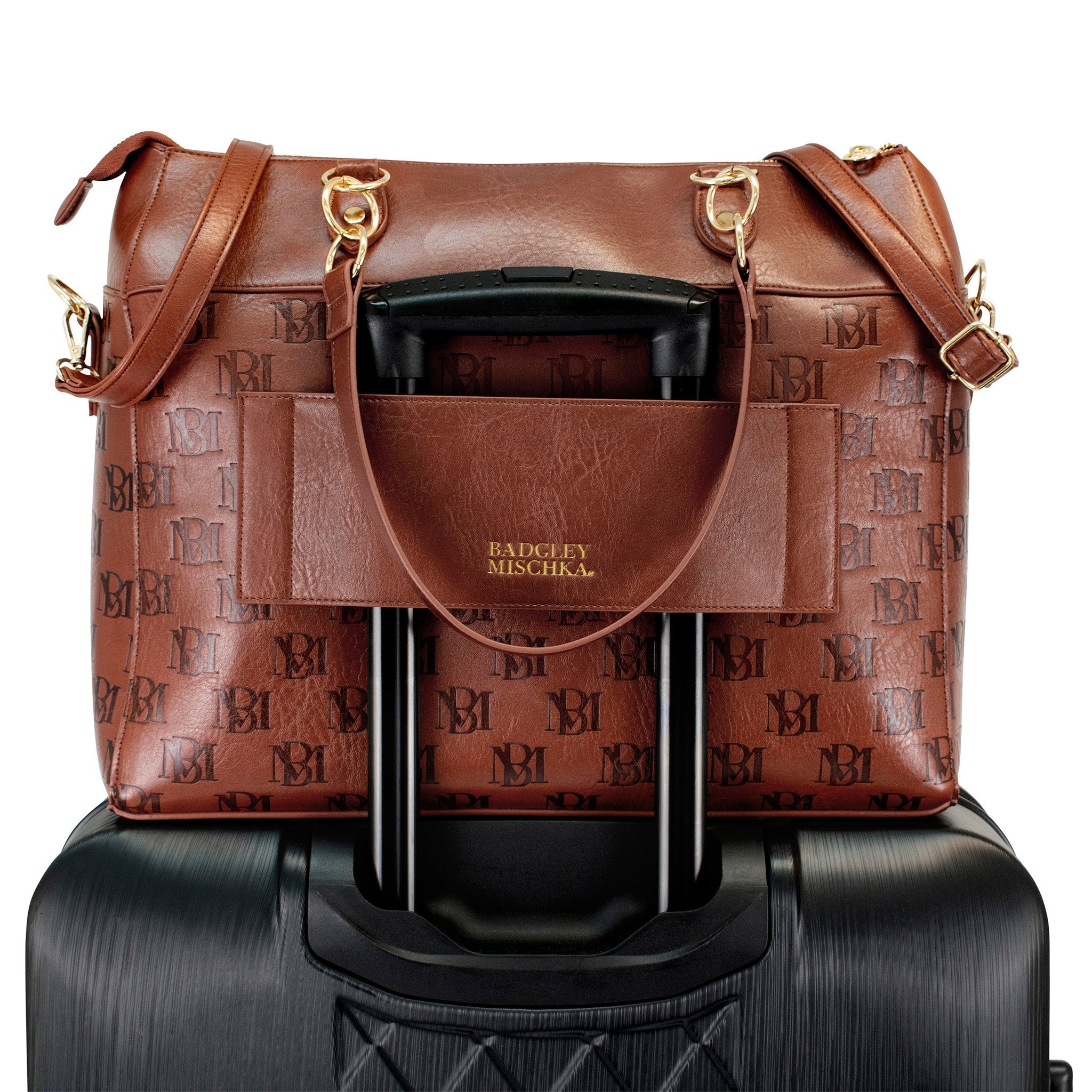 Madalyn Rustic Vegan Leather Weekender Tote Bag - PCWLDASHRES