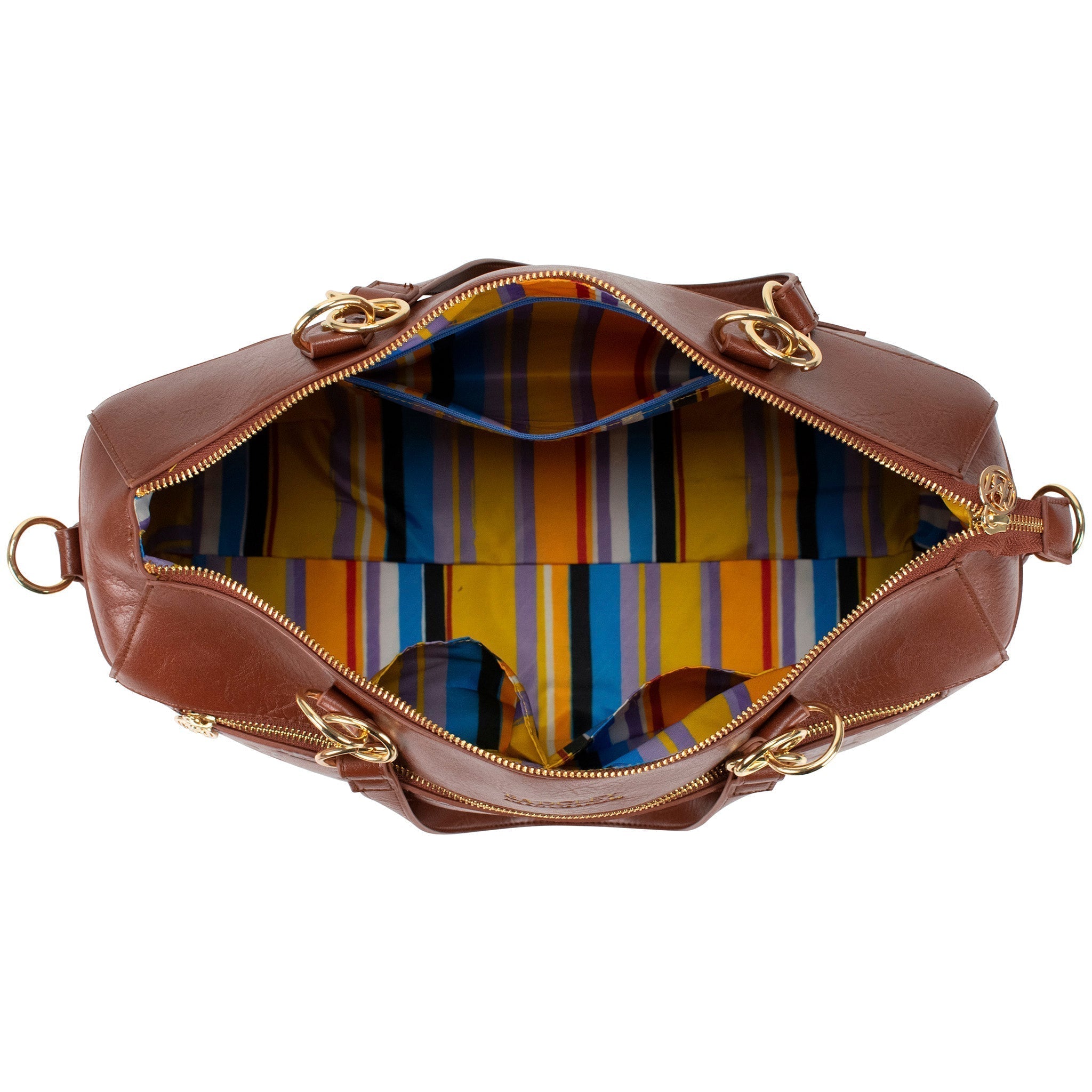 Madalyn Rustic Vegan Leather Weekender Tote Bag - PCWLDASHRES